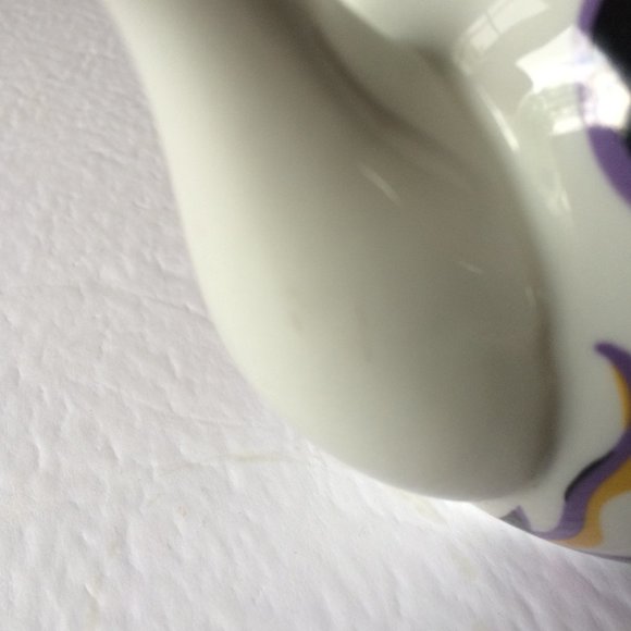 Teapot Josien Broeren White Colorful Woman Face Print Porcelain Kitchen - Picture 10 of 12